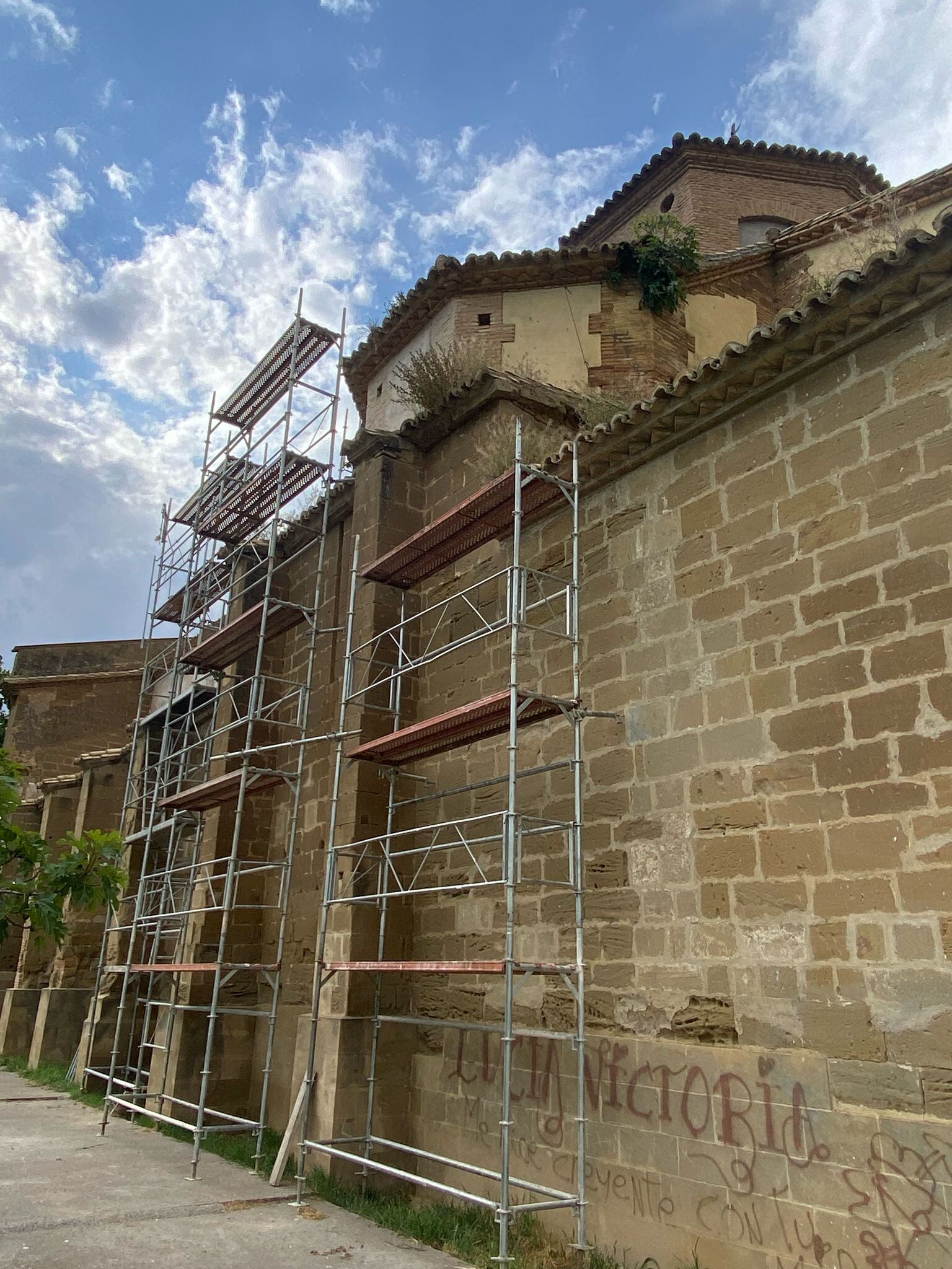 Obras en la ermita de Nuestra Señora de Salas