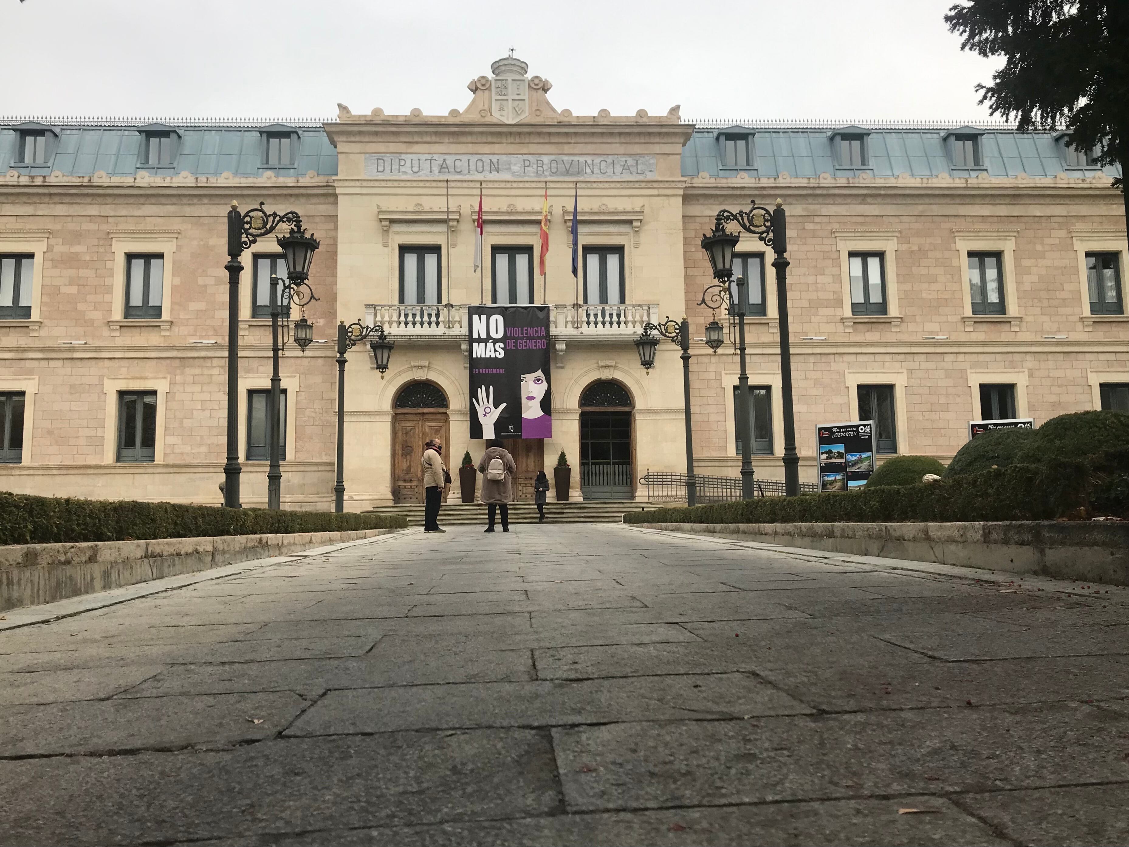 Edificio central del Palacio Provincial de la Diputación de Cuenca.