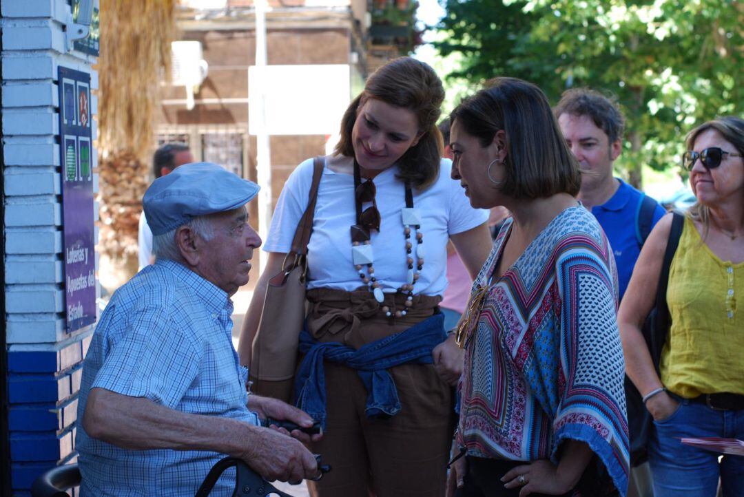 Isabel Ambrosio, en su visita a Fidiana.