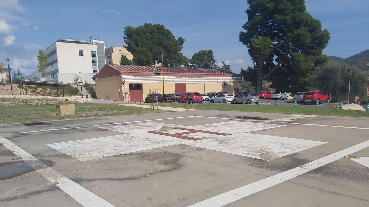 El hospital Virgen de los Lirios tendrá un aparcamiento nuevo en el helipuerto