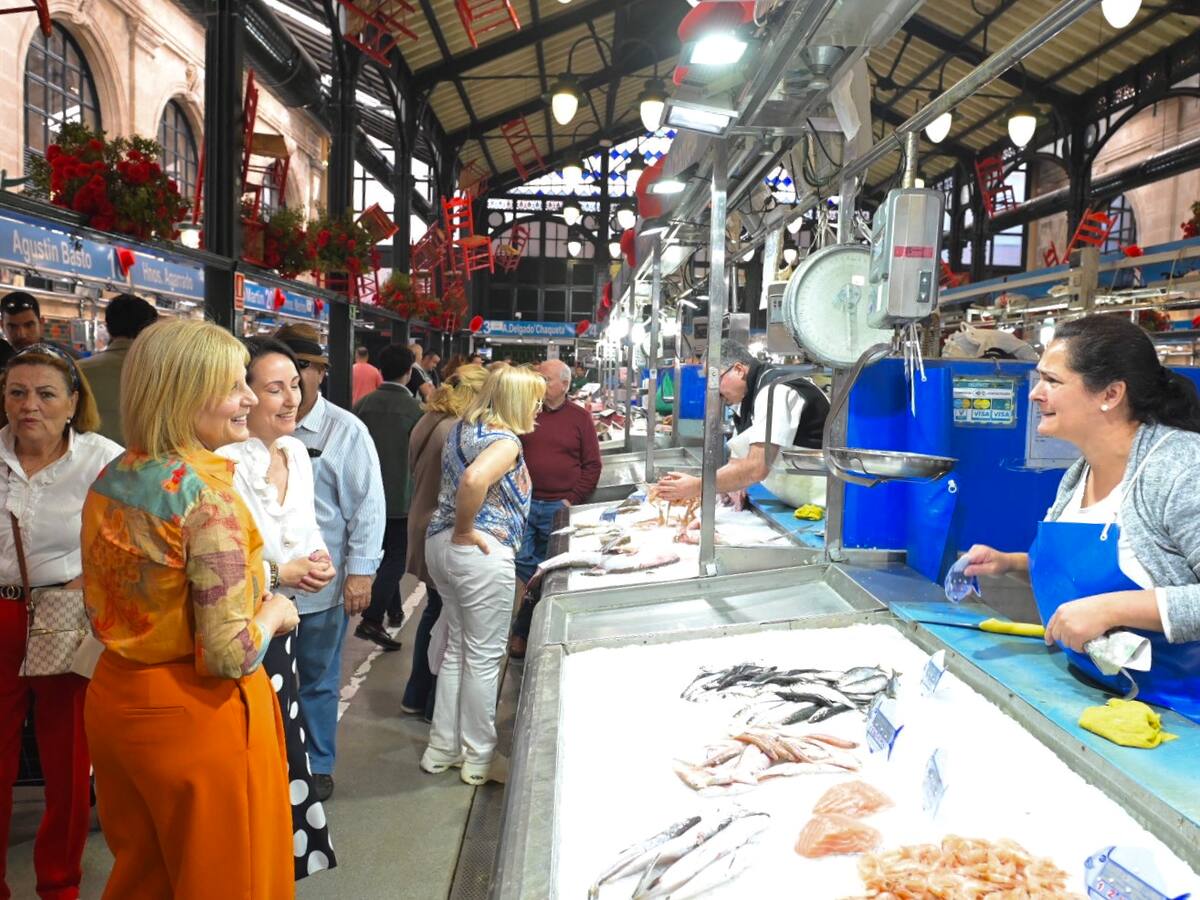 El Mercado de Abastos de Jerez se viste de Feria