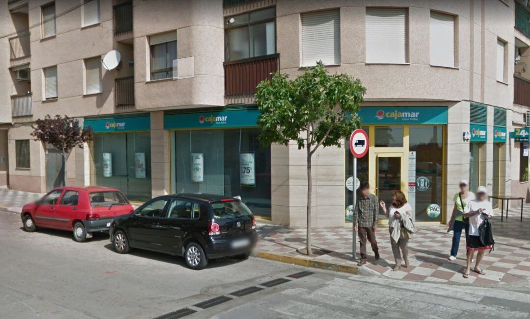 Sucursal bancaria donde se han producido una de las detenciones dentro de la operación llevada a cabo por la Guardia Civil