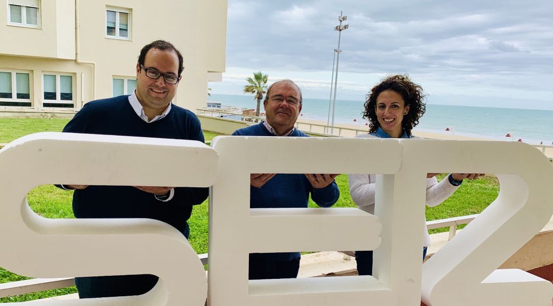 Juan Pablo Diánez, José Manuel Sánchez Vázquez y María José Pérez Narváez