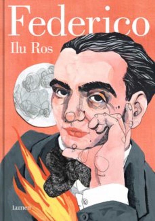 Portada de Federico, la biografía ilustrada de García Lorca