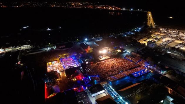 Vista aéra del Concert Music Festival