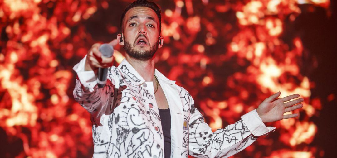 C. Tangana en un concierto en Benidorm