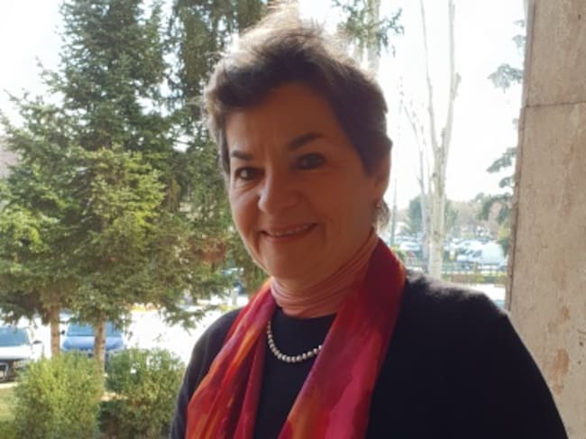 La antropóloga Christiana Figueres en el hotel Meliá Barajas Madrid