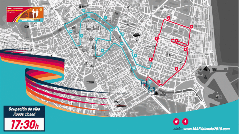 Mapa de corte de calles