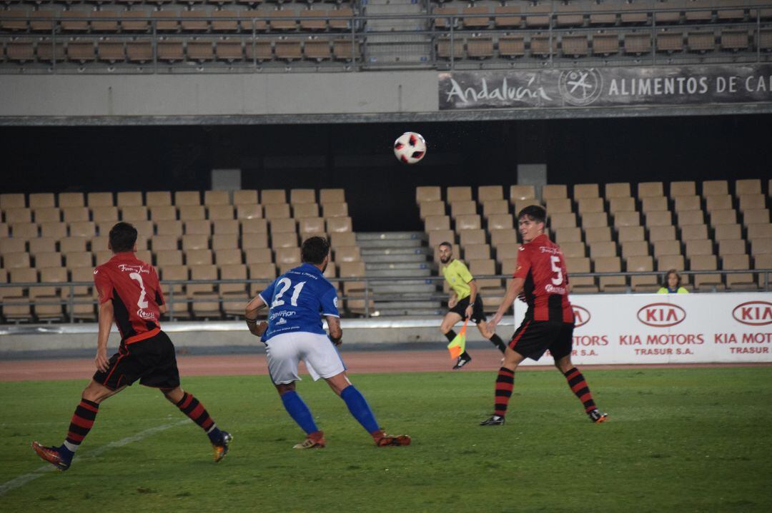 Imagen del partido dipsutado en Chapín entre el Xerez DFC y la Roteña
