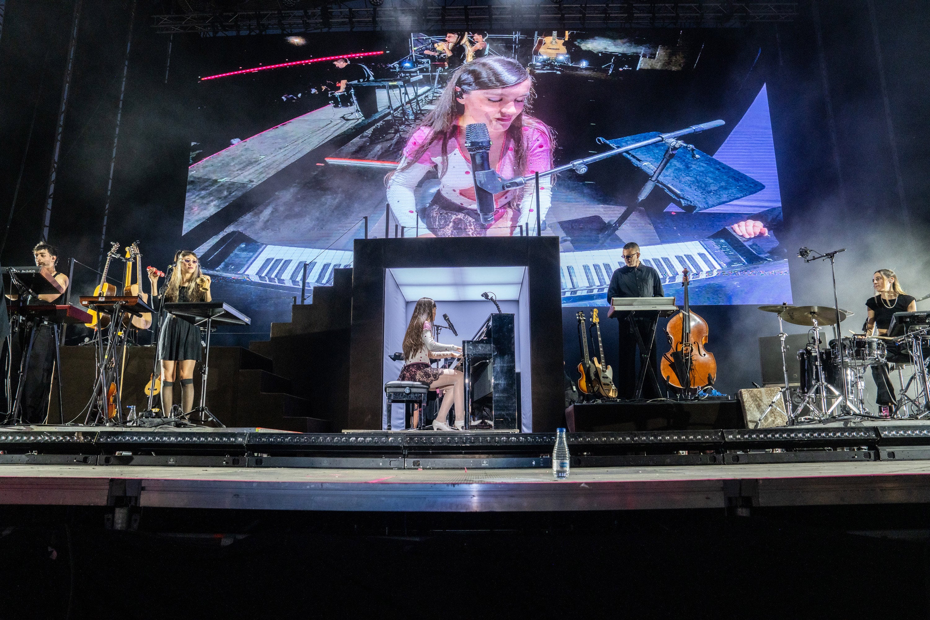 Amaia durante el concierto del pasado sábado en Sonorama Ribera EFE/ Paco Santamaria