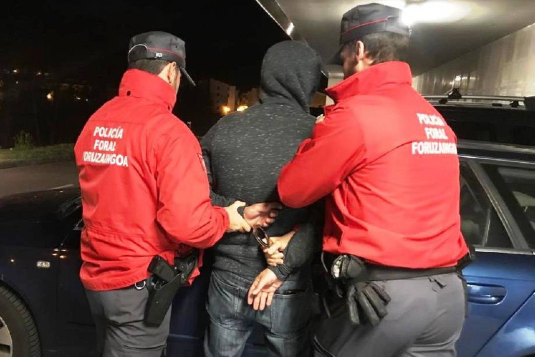 La Policía Foral detuvo en septiembre a 151 personas, una media de cinco al día