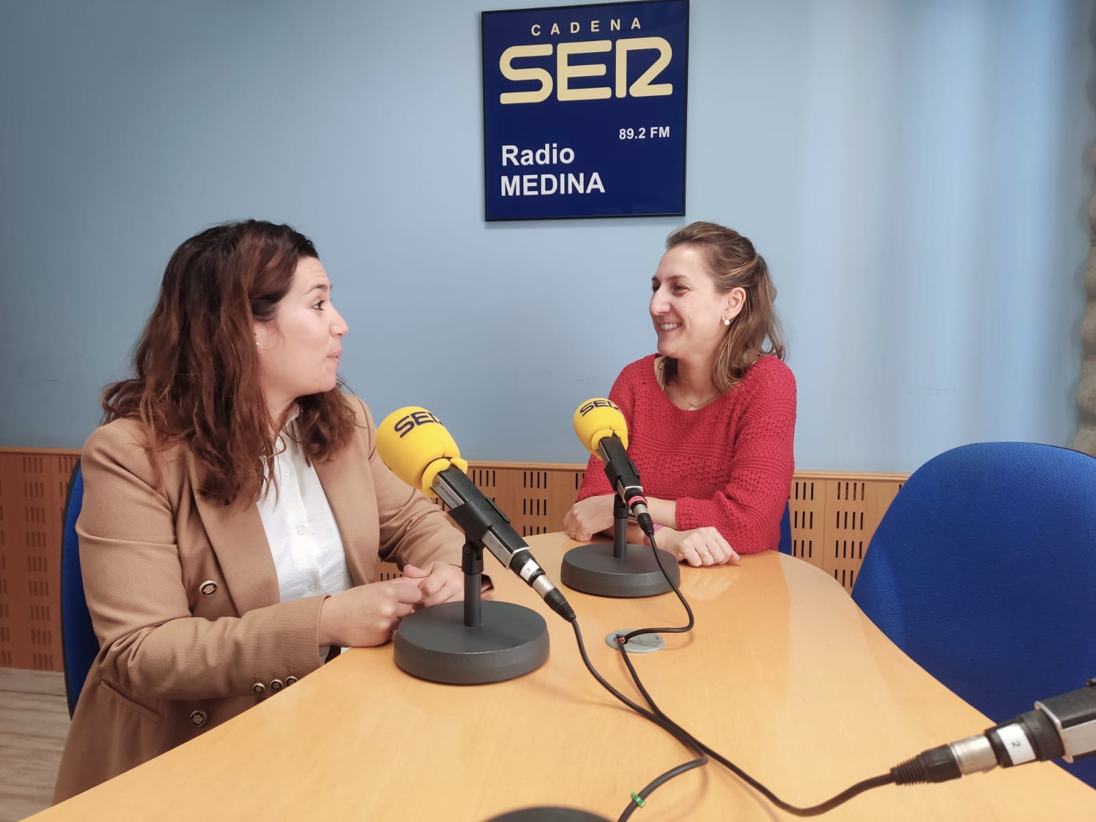 Nadia González y Cristina Aranda, en Radio Medina