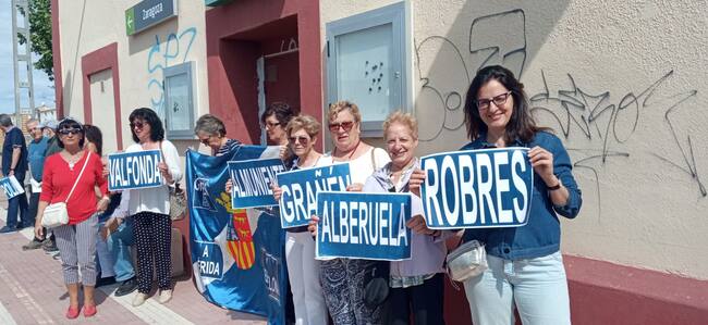 Nueva concentración de Monegros no pierdas tu tren