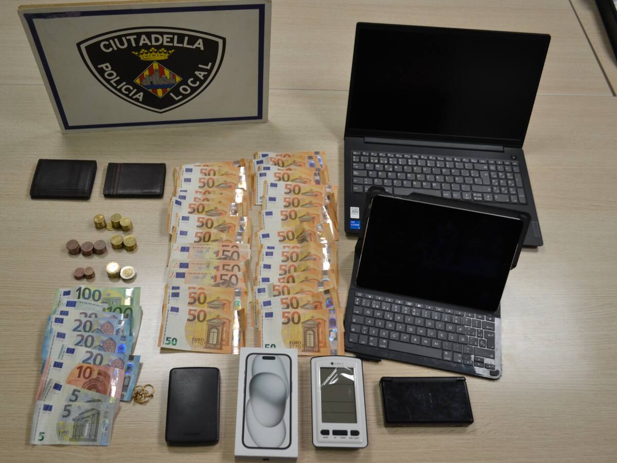 Tres detinguts a Ciutadella després de robar un xalet a Son Blanc