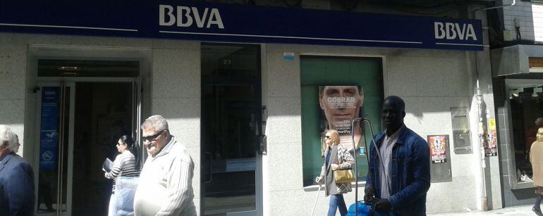 Sede del BBVA de la calle Barcelona de A Coruña