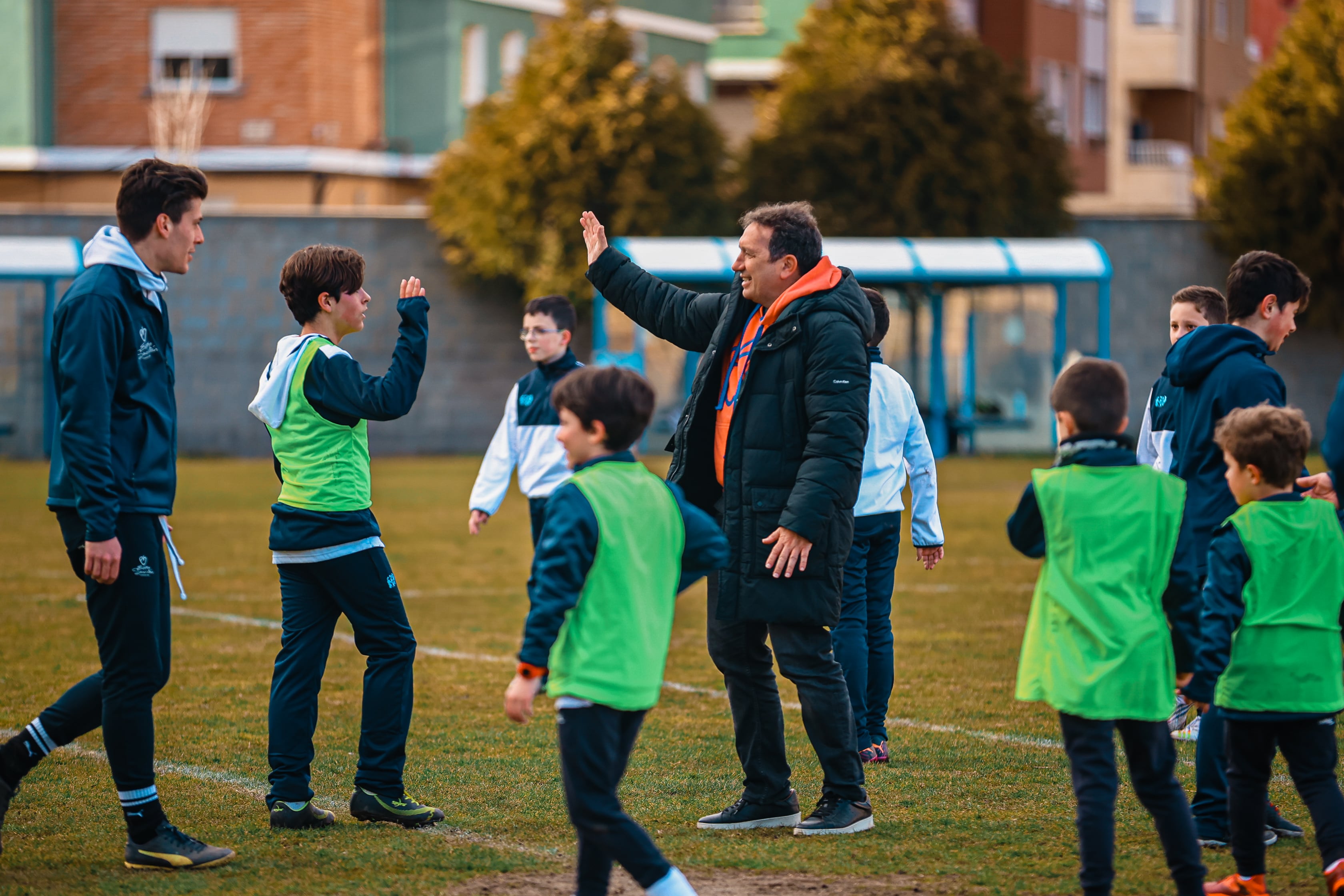 Los más pequeños disfrutaron del encuentro con Eusebio