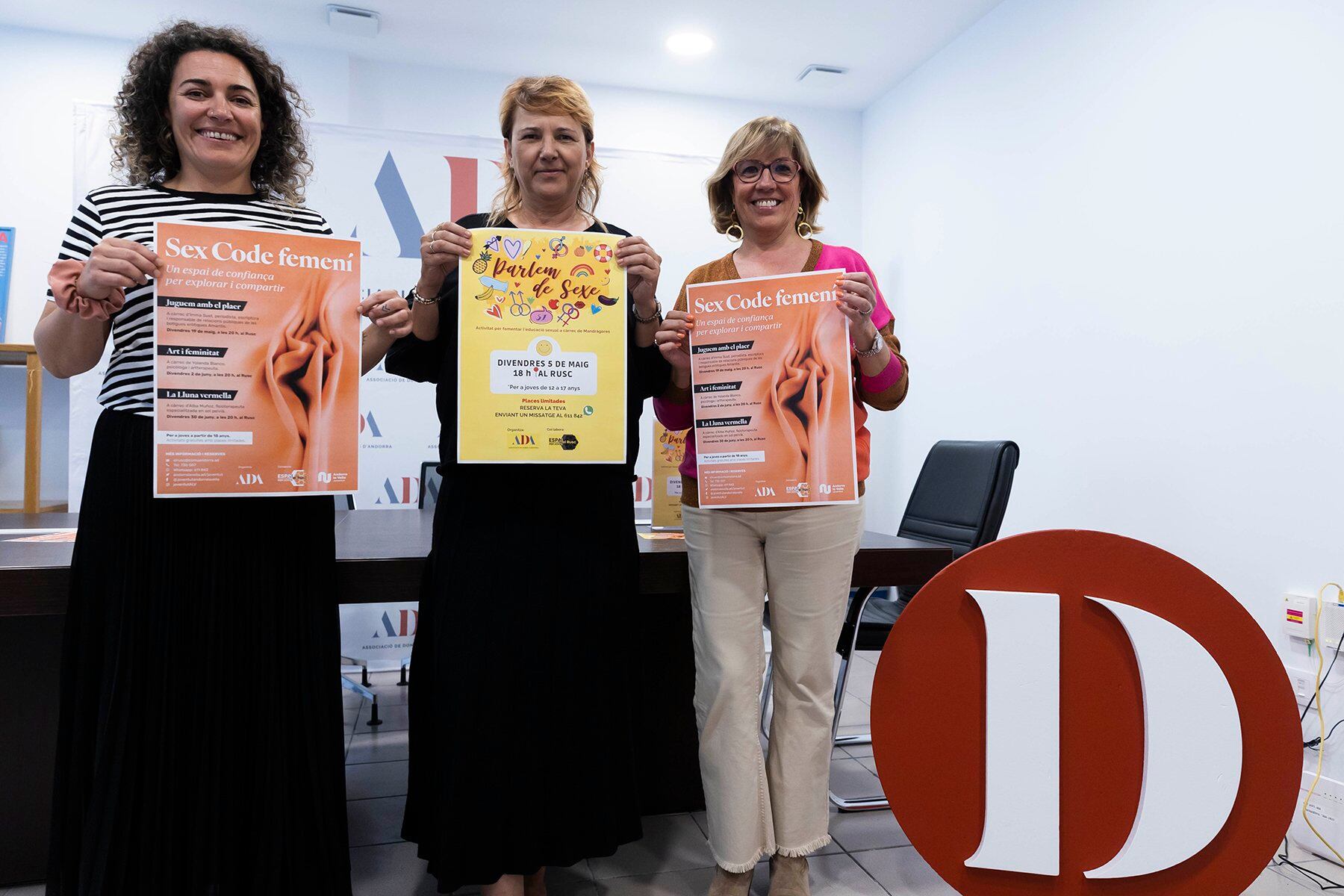 Presentació del cicle d'educació sexual a Andorra la Vella.