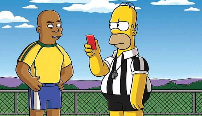 Ronaldo y Homer en un capítulo ya emitido de &#039;Los Simpson&#039;