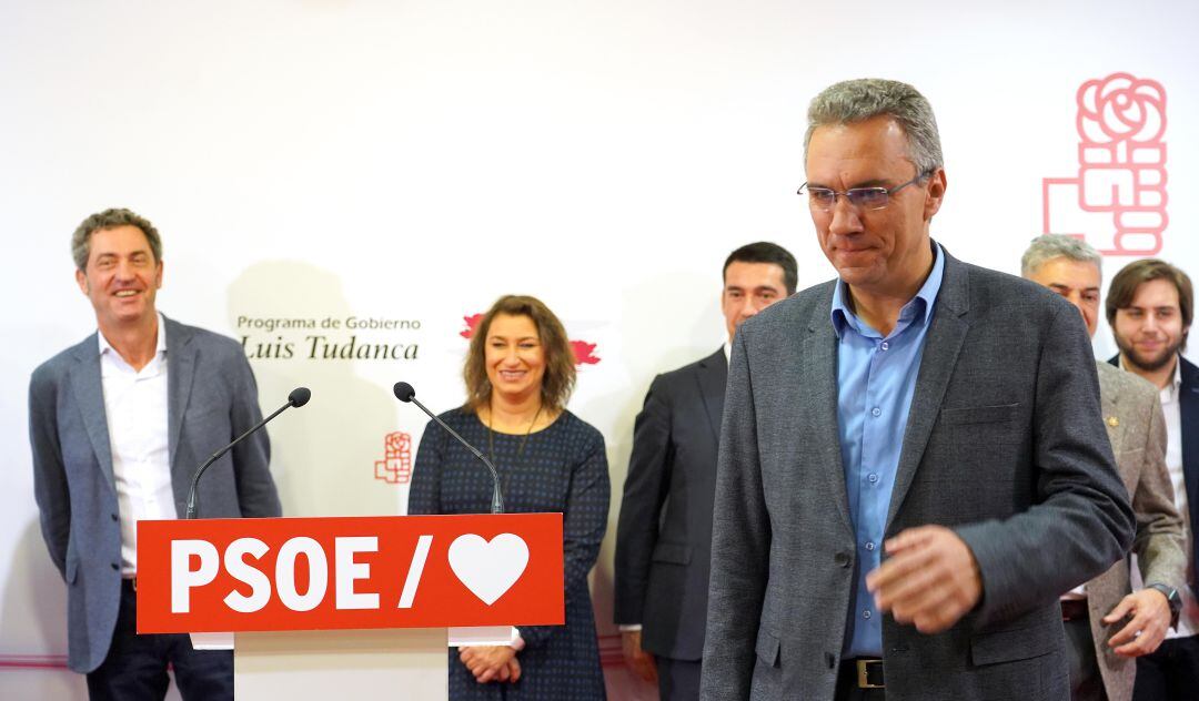 Javier Izquierdo, en un acto del PSOE