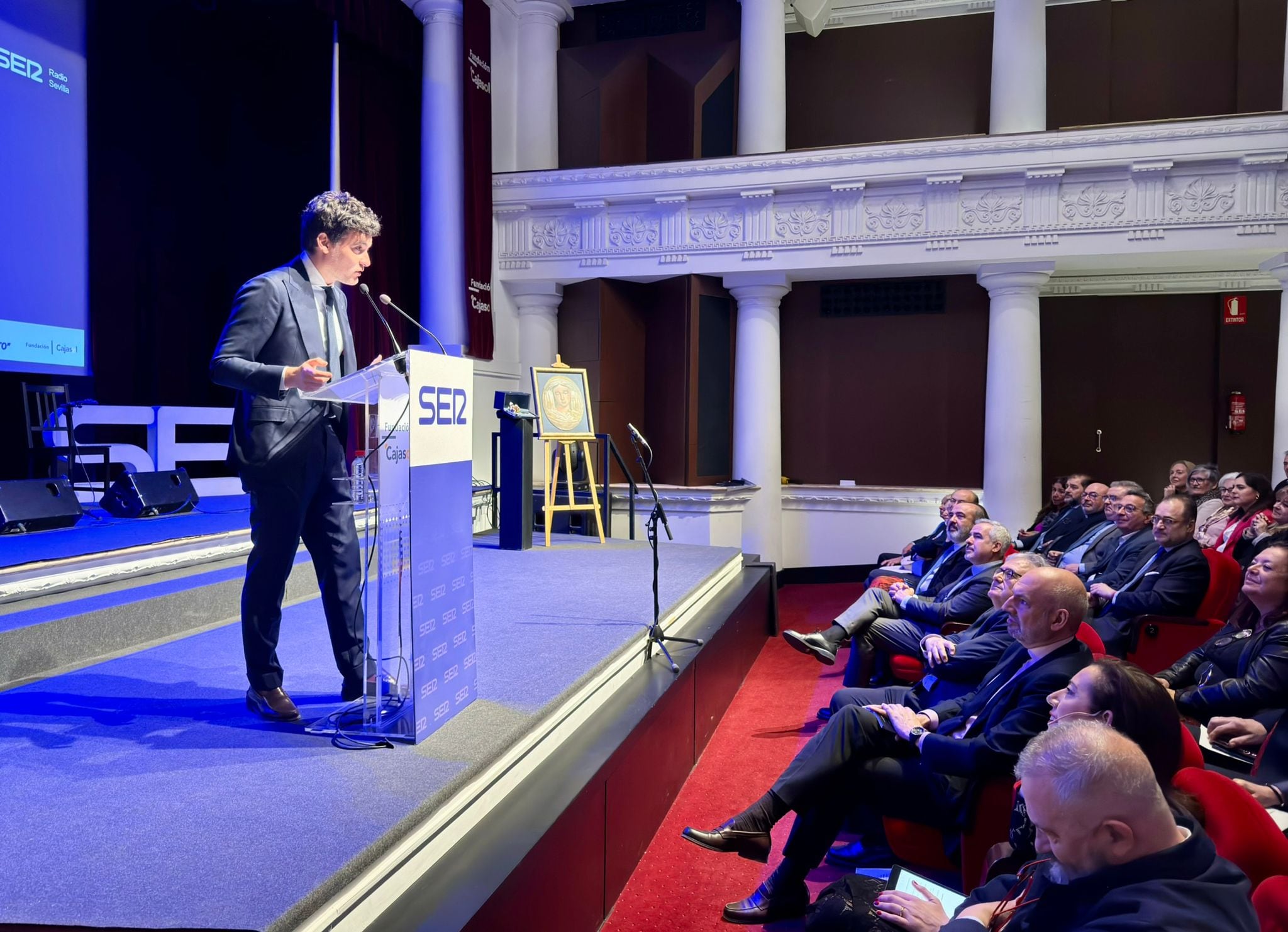 Julio Muñoz &#039;Rancio&#039; durante el &#039;Elogio de la Primavera&#039; (Entrega Rosa de Pasión 2024)