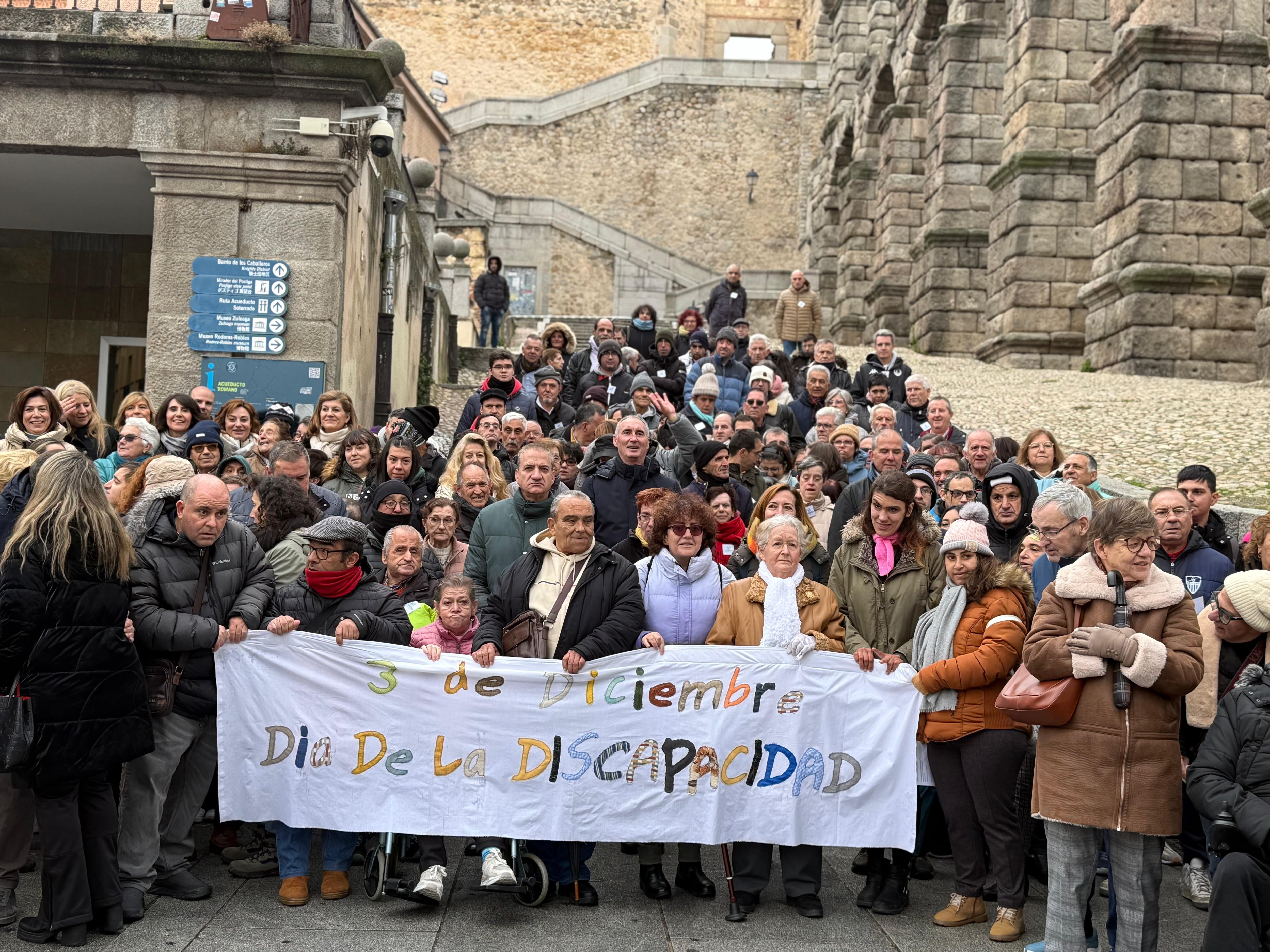 Acto por el Día de la Discapacidad en Segovia
