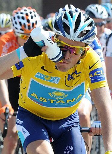 Alberto Contador sufrió una pájara en la 7ª etapa de la París - Niza