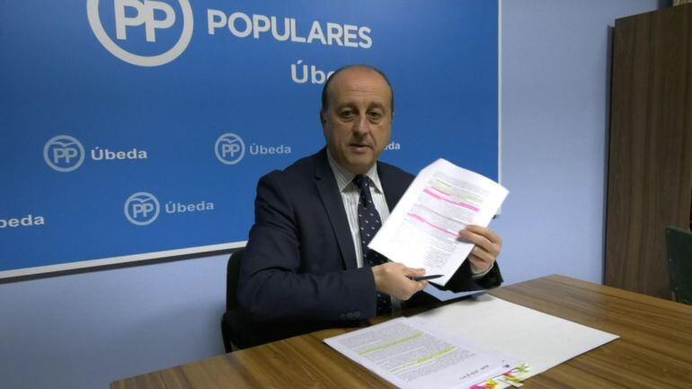 El portavoz municipal del PP ubetense, José Robles