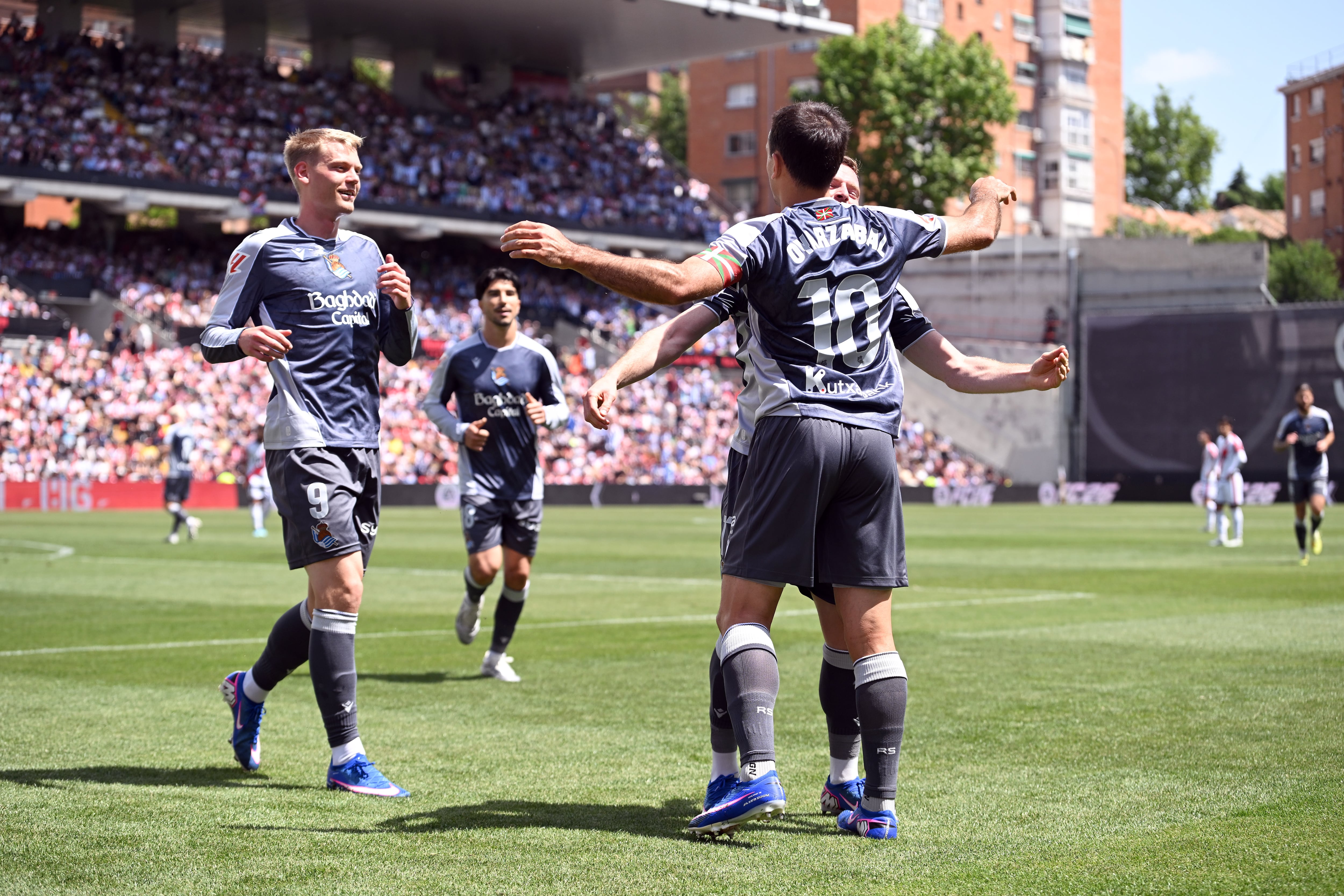 Gol de Mikel Oyarzabal ante el Rayo Vallecano