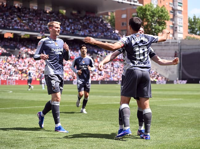 Gol de Mikel Oyarzabal ante el Rayo Vallecano