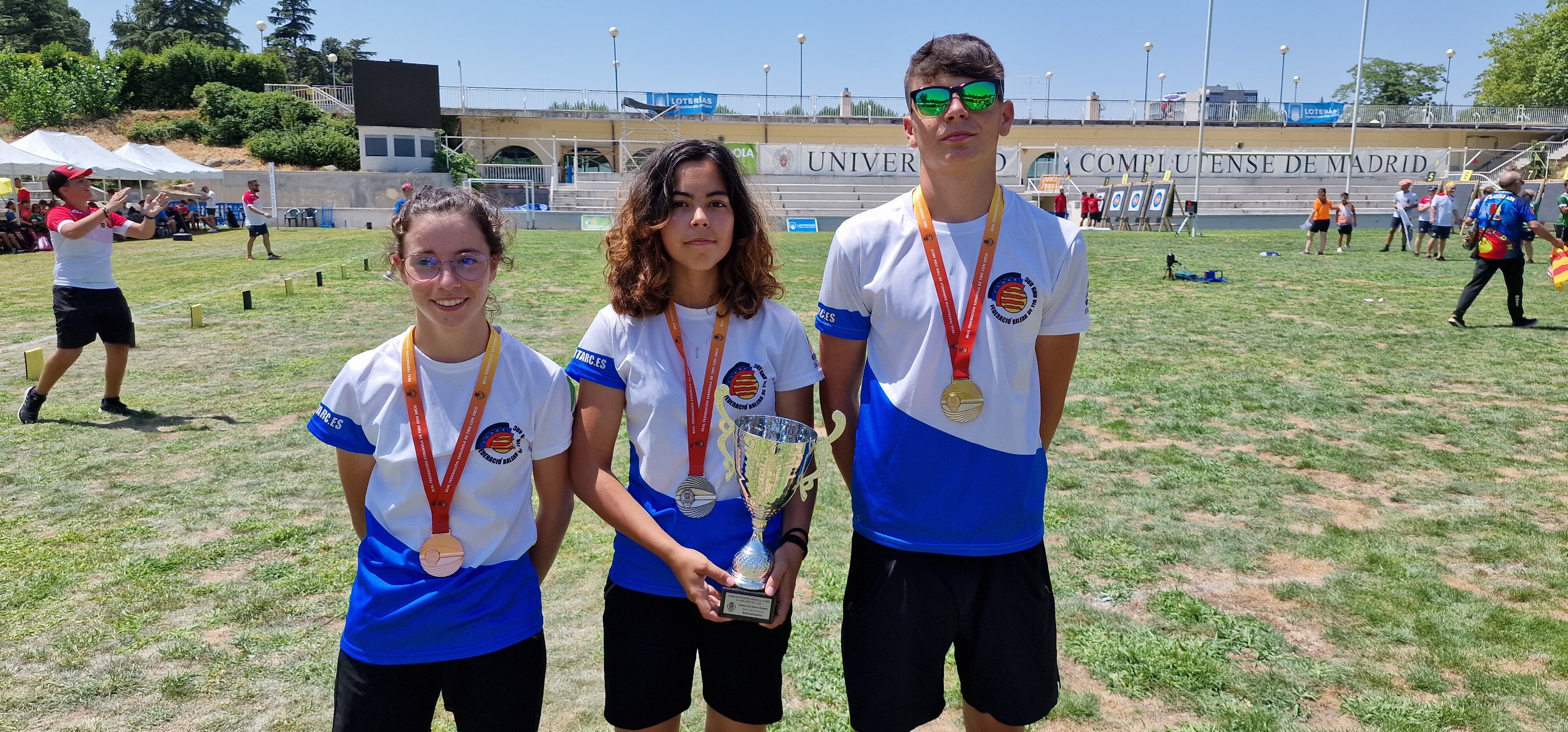 Els arquers menorquins van fer un gran paper a Madrid on Lluc Santiago va assolir el campionat d'Espanya per equips sub 18.