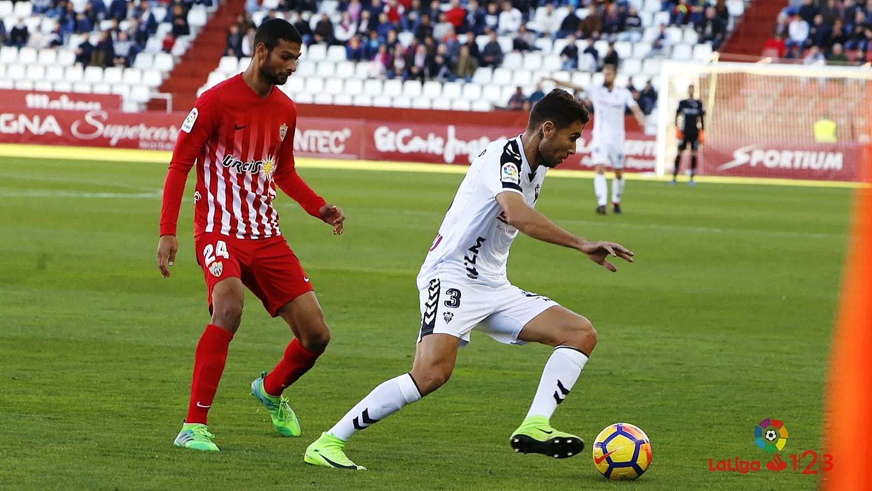 Joaquín en su última etapa con el Almería.