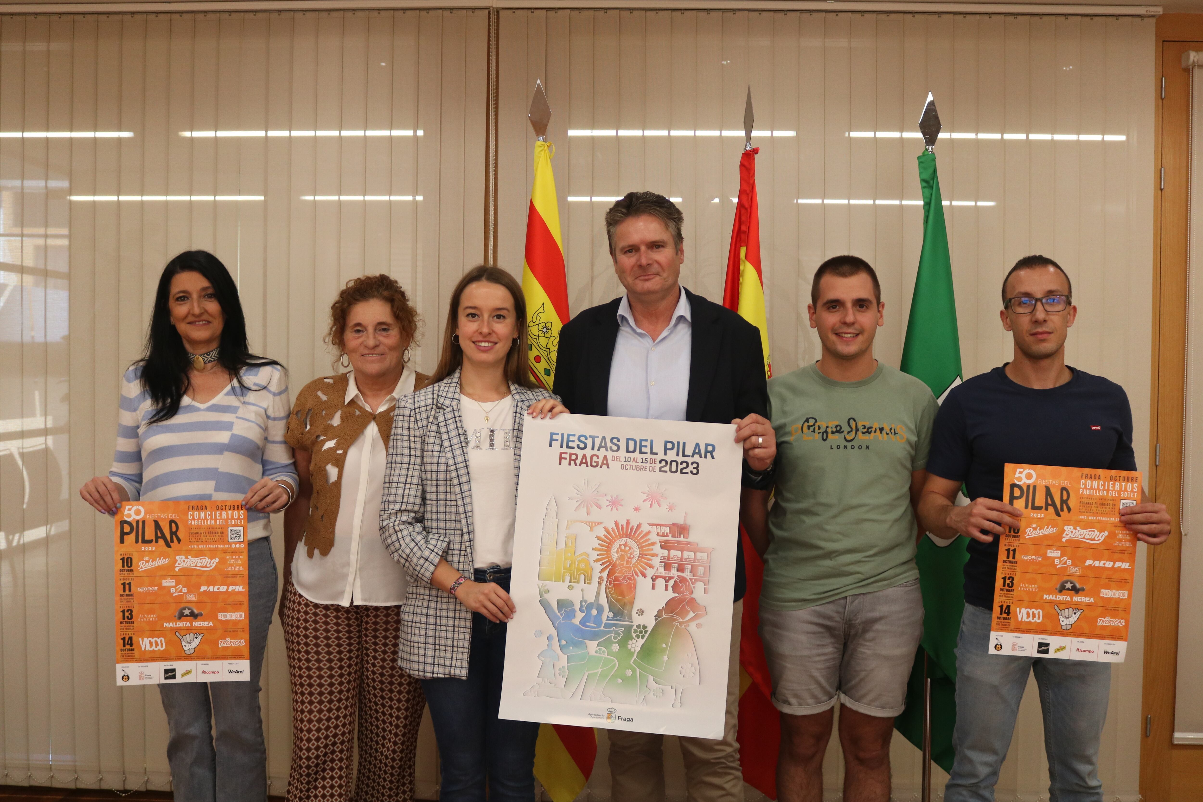 Presentación Fiestas del Pilar de Fraga 2023