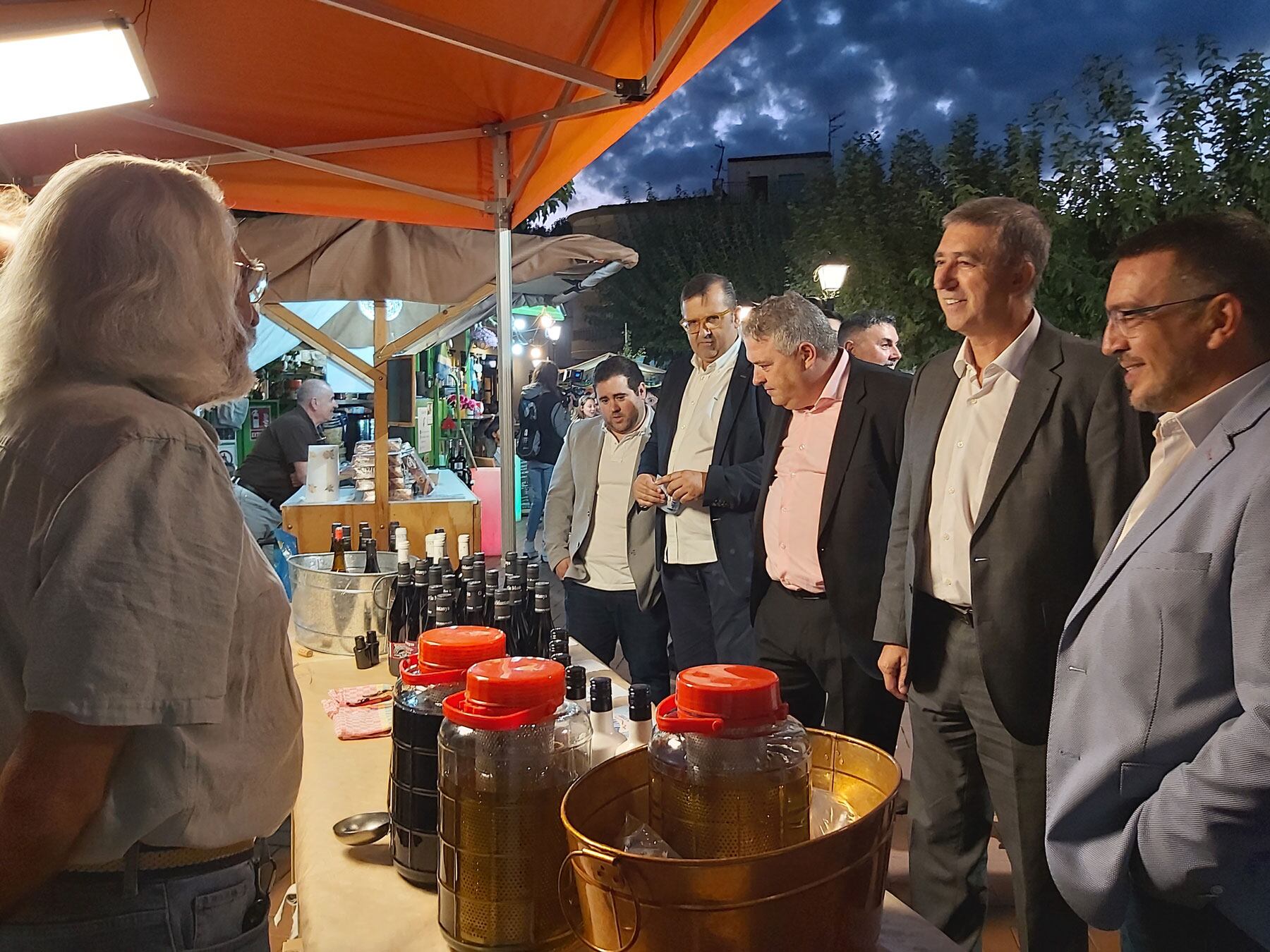 Una de las paradas durante el recorrido inaugural