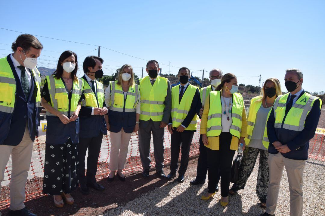 Visita a las obras del Ramal Linares Vadollano.