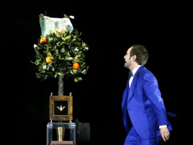 El mago madrileño Jorge Blass durante su actuación en 'Tiempo de magia'.