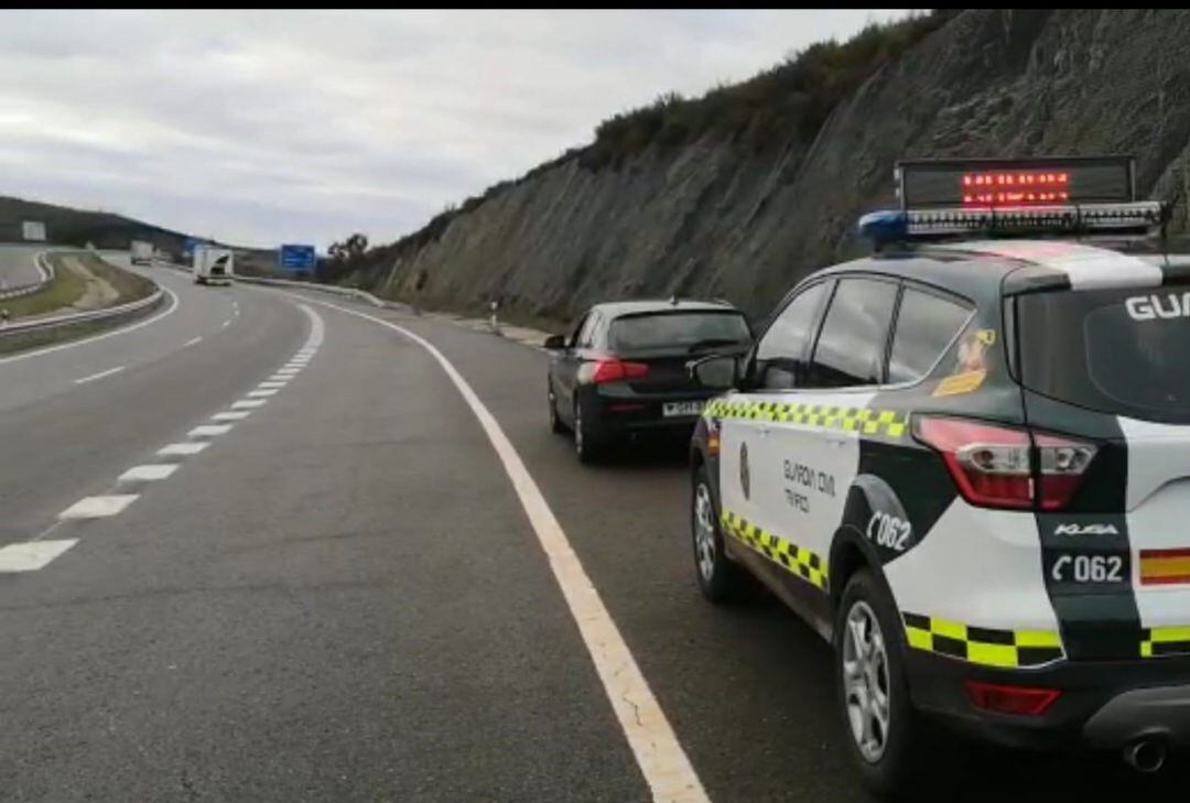 El conductor fue sorprendido en un control de velocidad