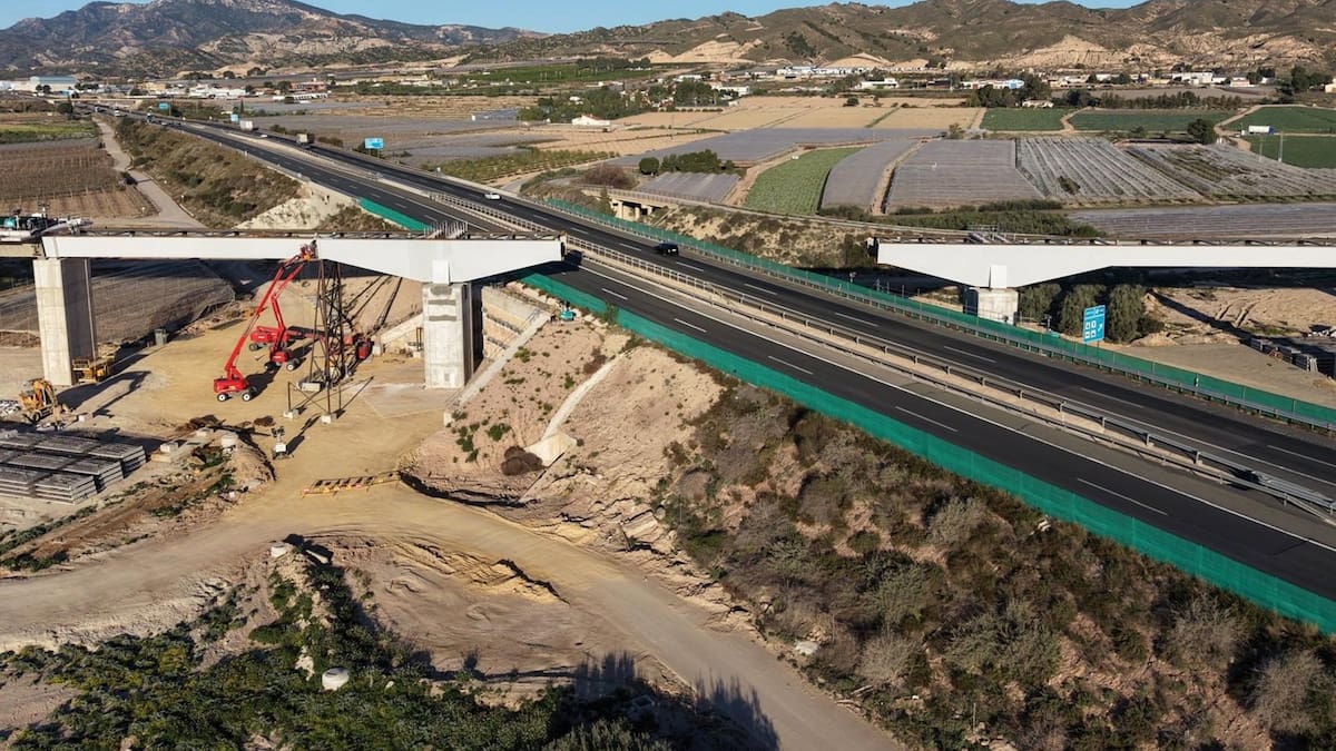 Consulta los cortes de tráfico en la A-7 con motivo de las obras del AVE entre Murcia y Almería