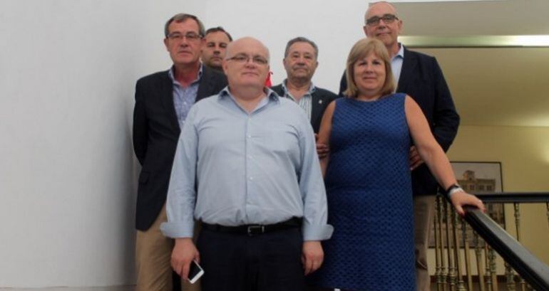 Imagen de la reunión entre Asprona y el delegado de la Junta