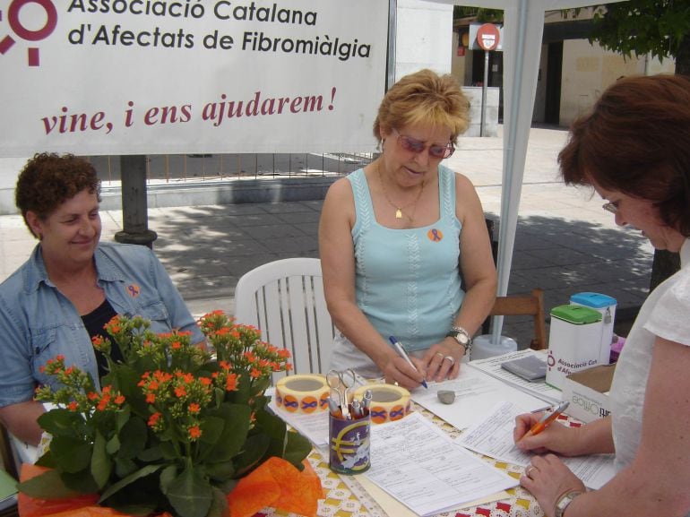 Acte de l'Associació d'Afectats de Fibromiàlgia
