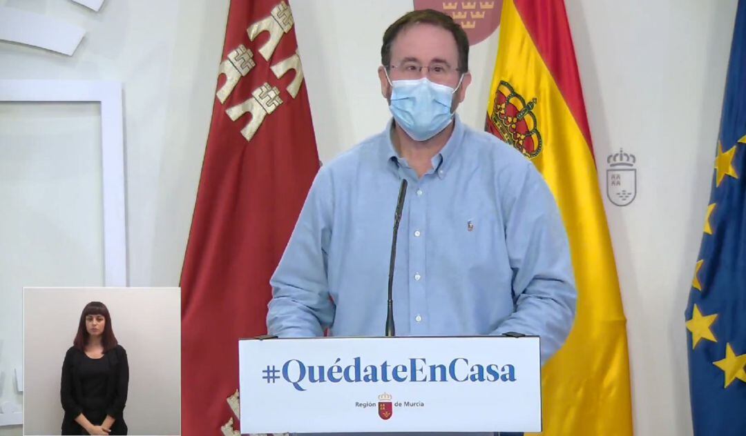 Jaime Pérez, en la rueda de prensa de hoy