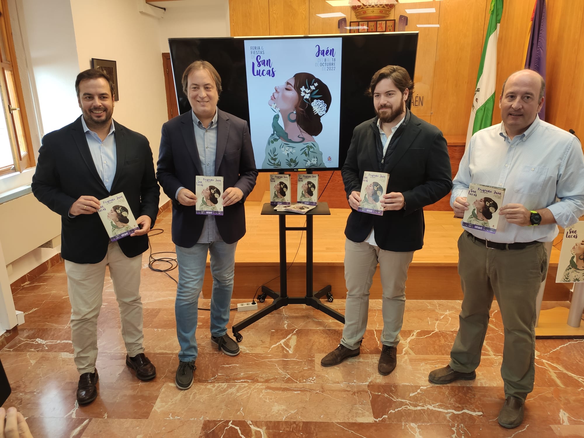 Personalidades de la cultura y la política presentan las actividades con motivo de la Feria de San Lucas de Jaén 2022