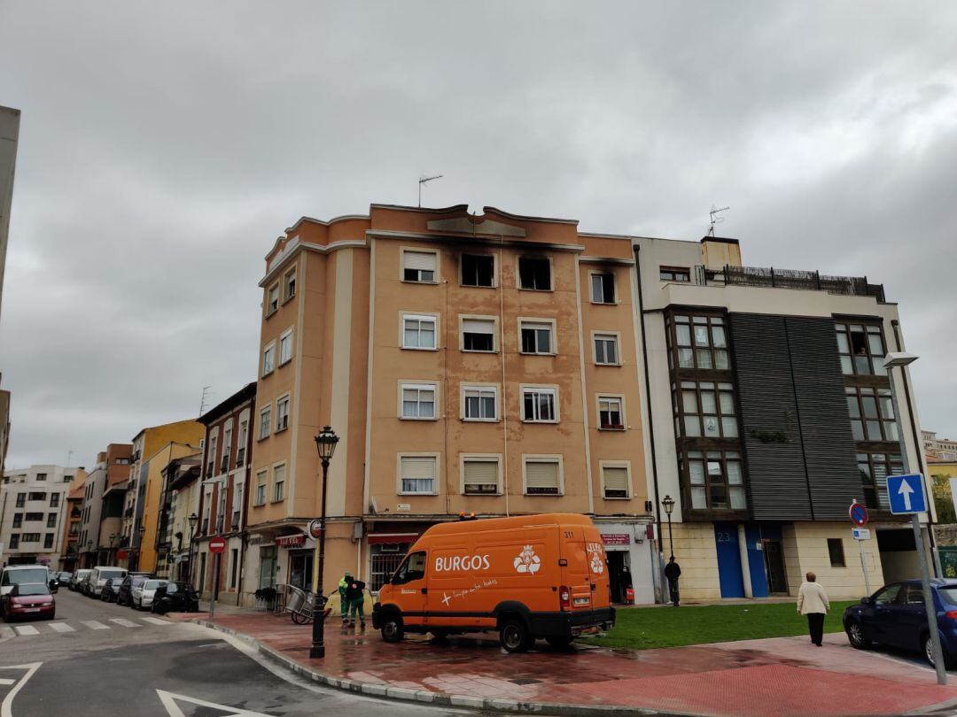 Incendio Calle Benedictinas de San Jose