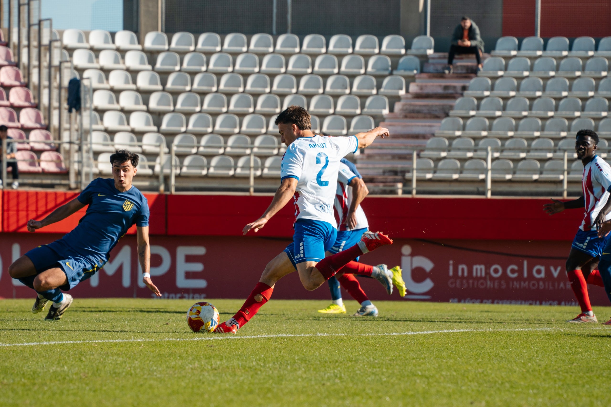 Un lance del partido