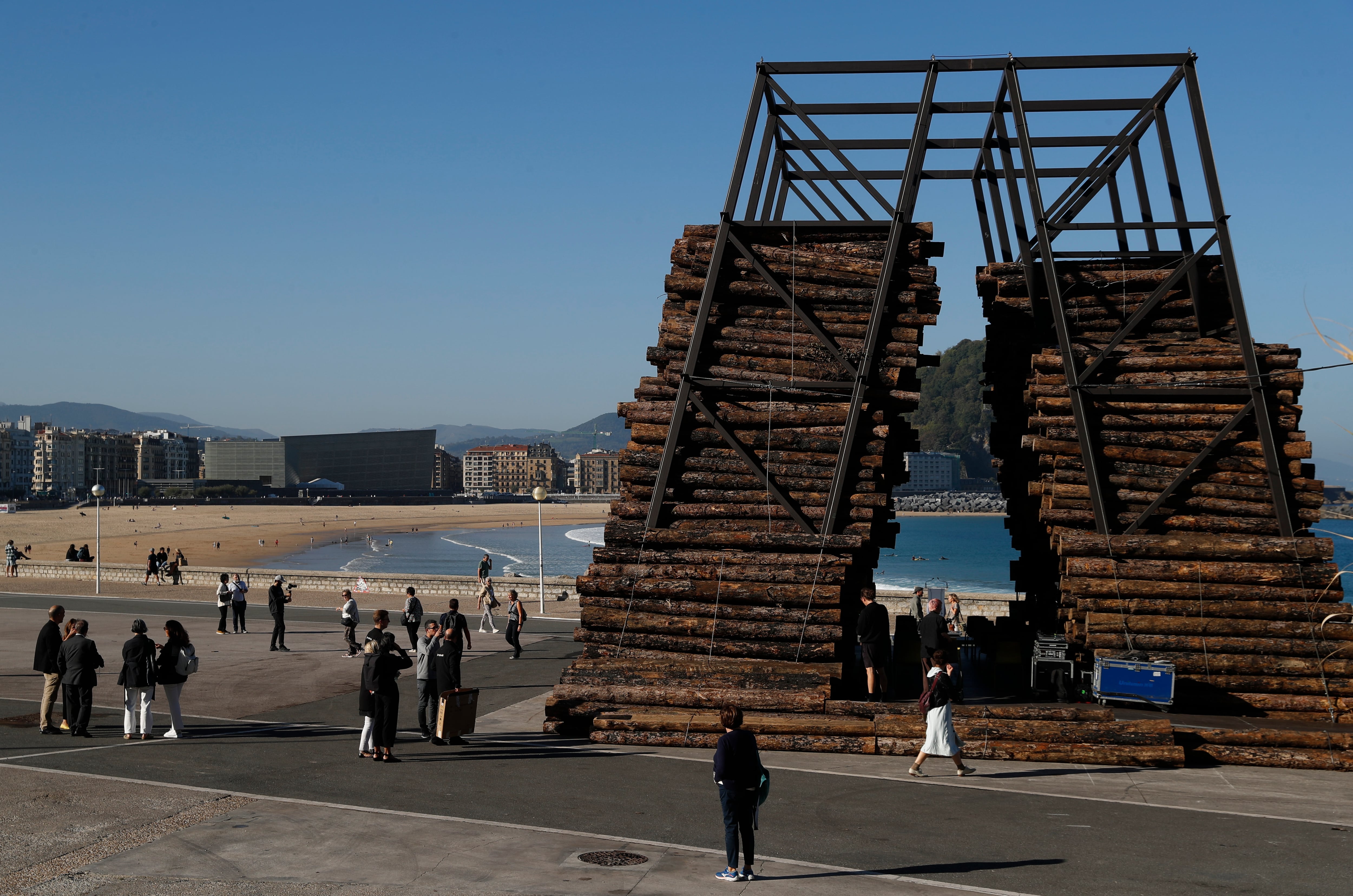 Festival de Arquitectura Urbana, &quot;TAC!&quot; en Donosti EFE/Juan Herrero