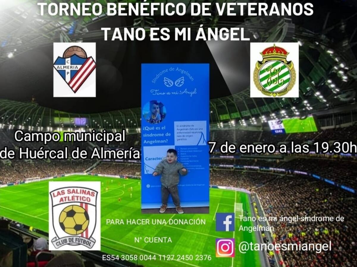 Torneo benéfico de veteranos ‘Tano es mi Ángel’