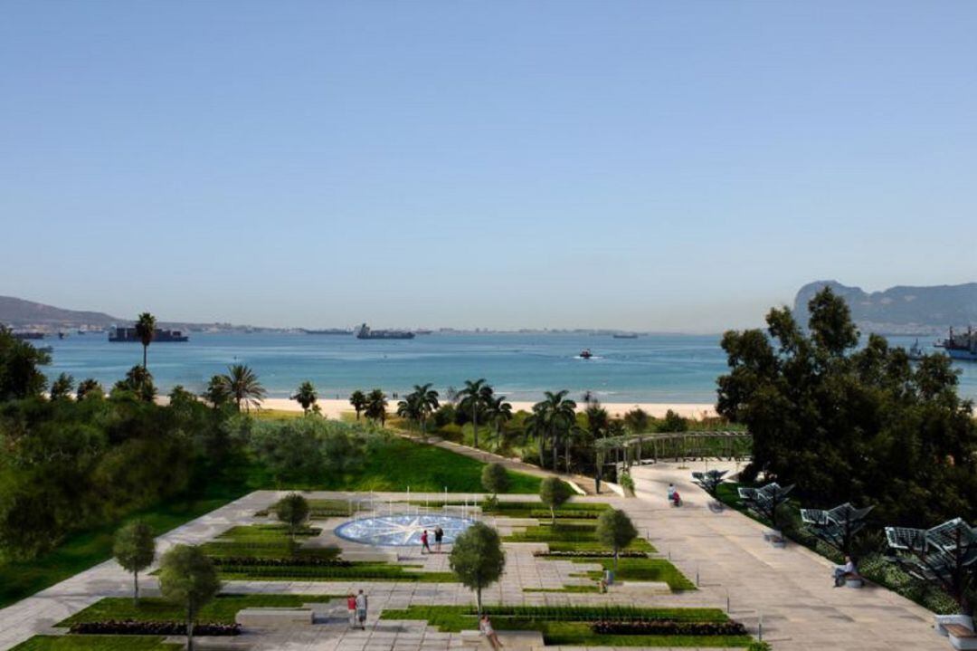 Proyecto de la nueva playa de La Concha. 