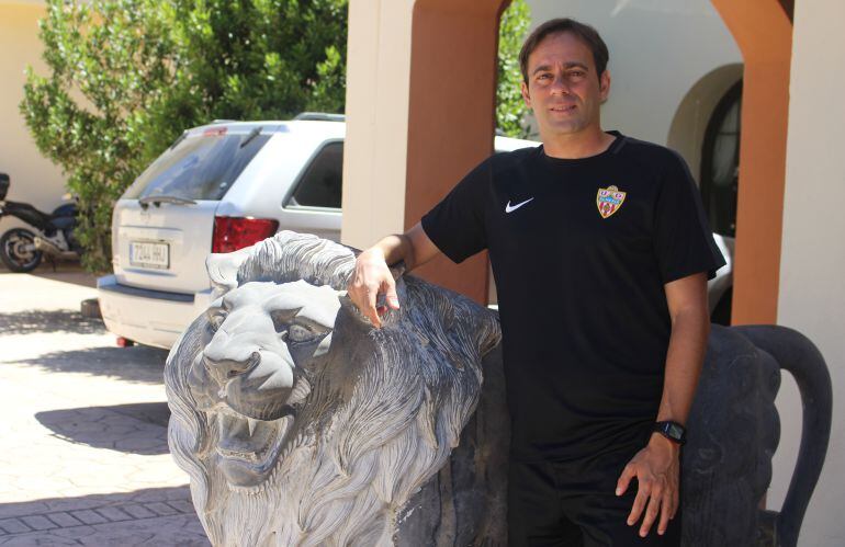 Fran Fernández en el hotel de Benahavís.