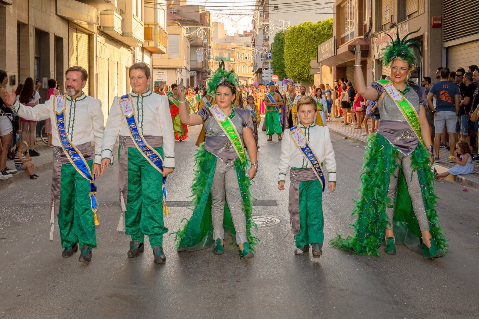 Segura es capitán de la comparsa Damasquinos de 2022