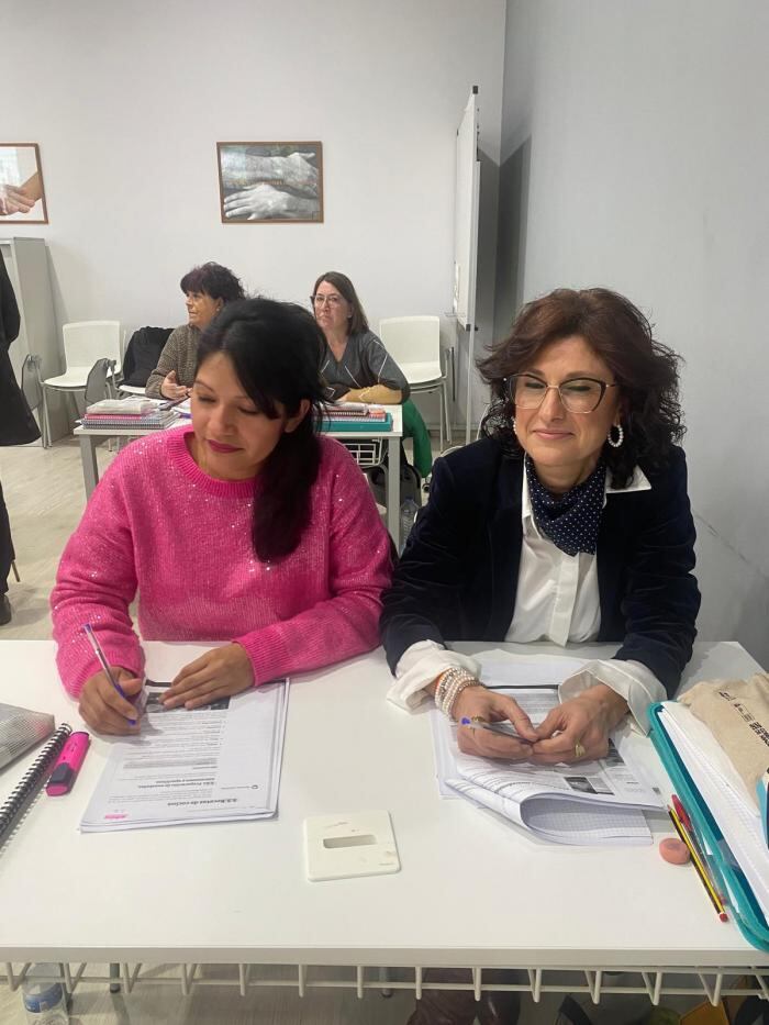 Alumnas del programa de empleo en Huesca