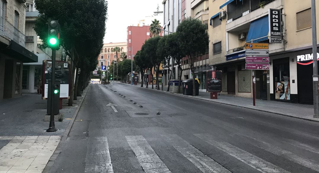 Aspecto actual de la calle Roldán y Marín.